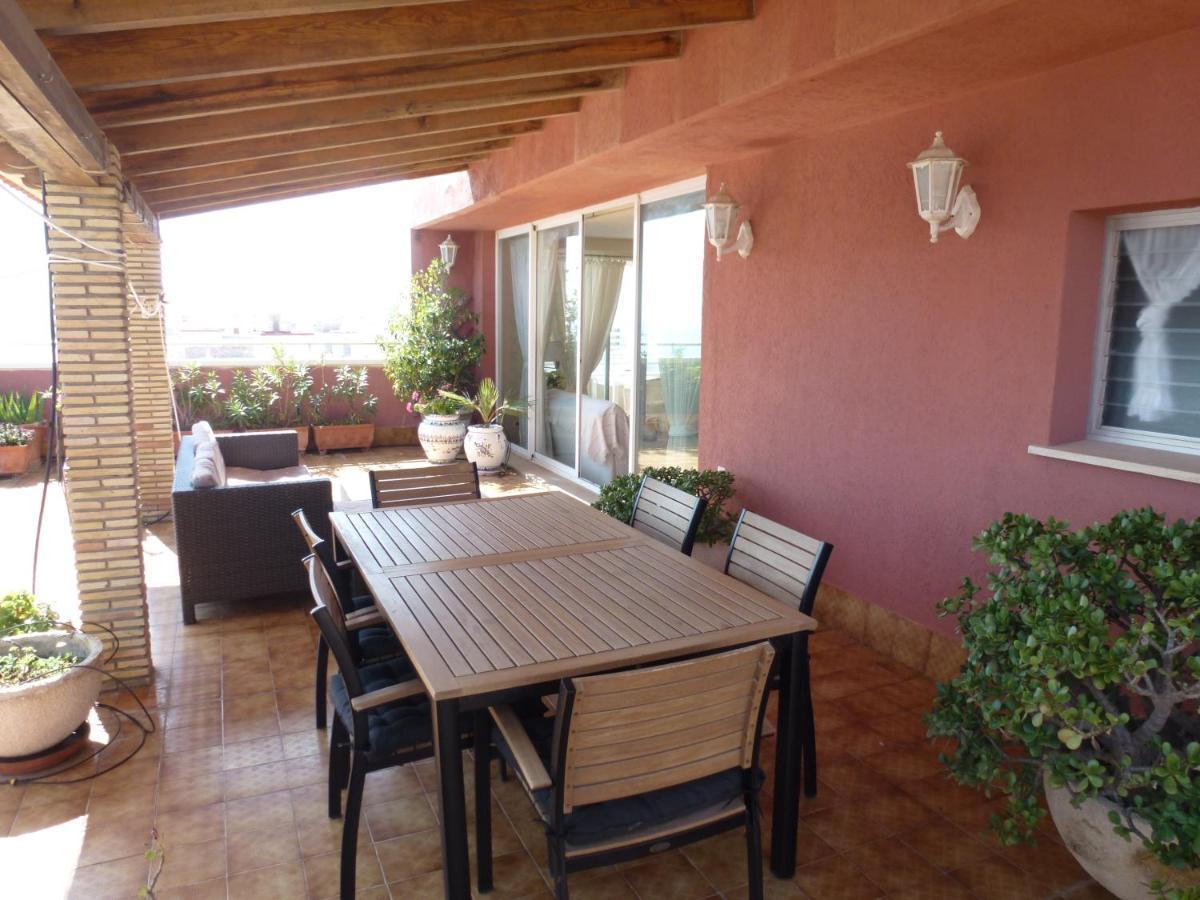 Apartamento Espectacular Terraza Y Vistas En 1A Linea De Playa Cullera Exterior foto